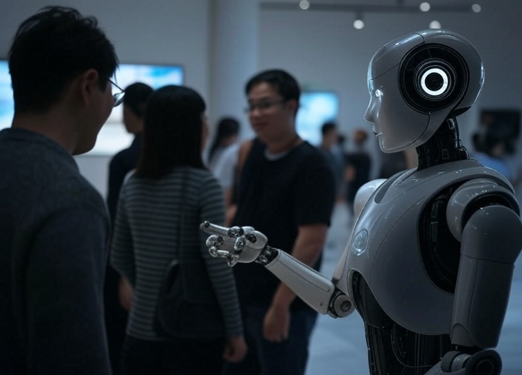Using Robots in Exhibitions