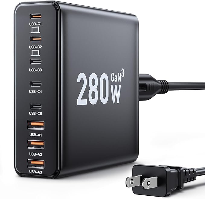 280W USB C Charger Block