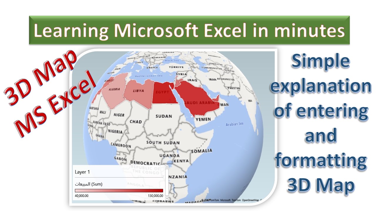 3D Map in MS Excel