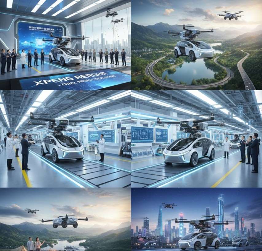 World's First Flying Cars in Guangzhou
