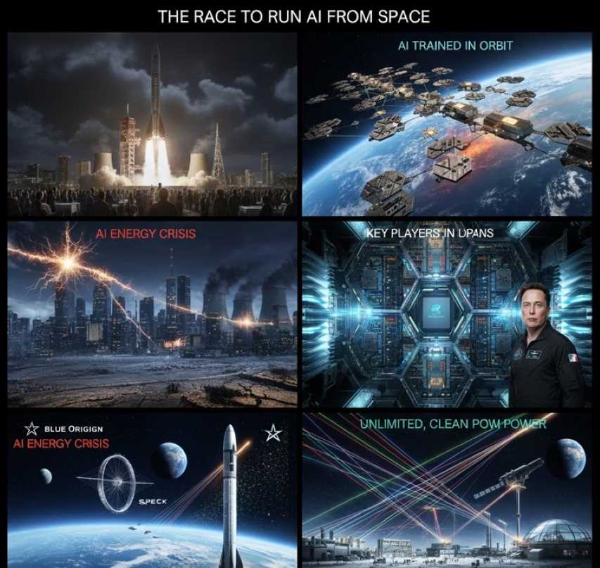 سباق الذكاء الاصطناعي الفضائي