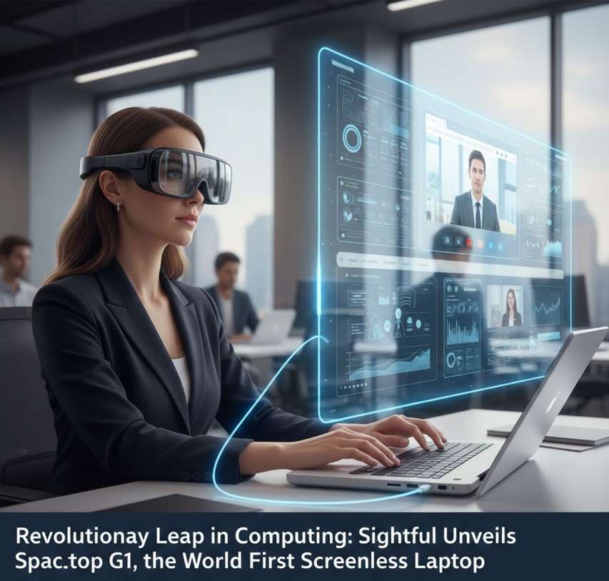 أول حاسوب محمول بدون شاشة في العالم