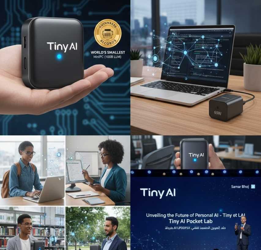 أصغر حاسوب عملاق شخصي للذكاء الاصطناعي في العالم
