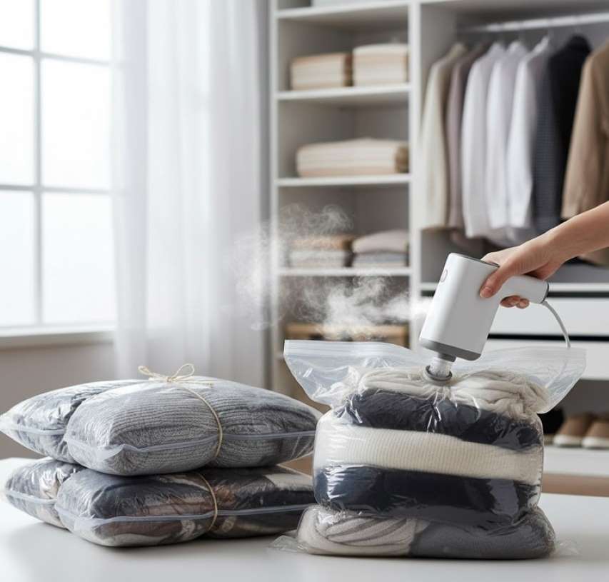 Vacuum Storage Bags with Electric Pump