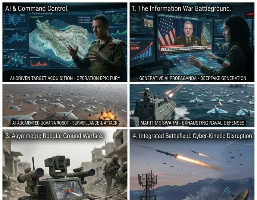 AI, Cyber Strikes, and Drone Swarms Redefine Iran's Battlefield