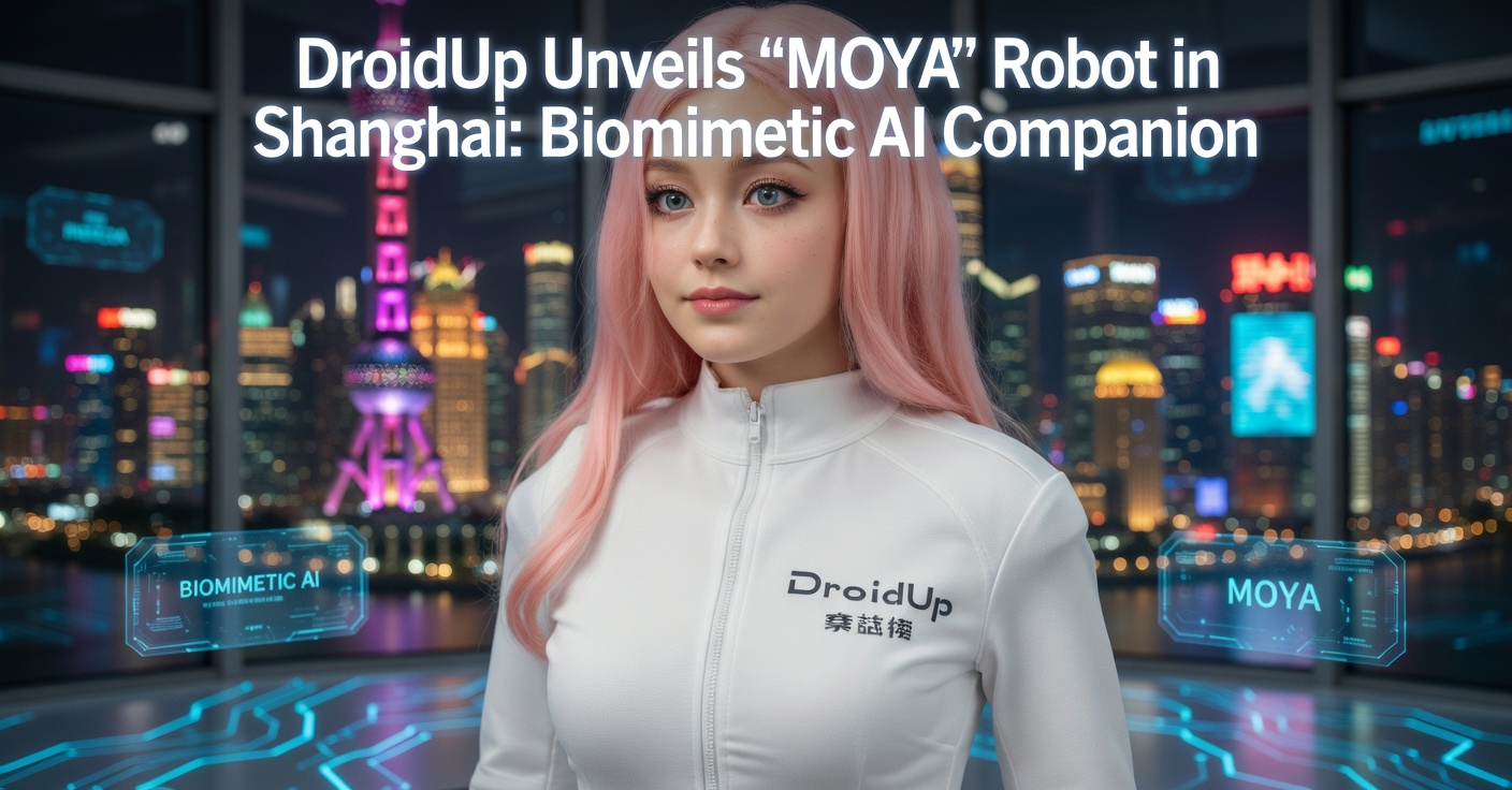 DroidUp Unveils 'MOYA' Robot in Shanghai: Biomimetic AI Companion
