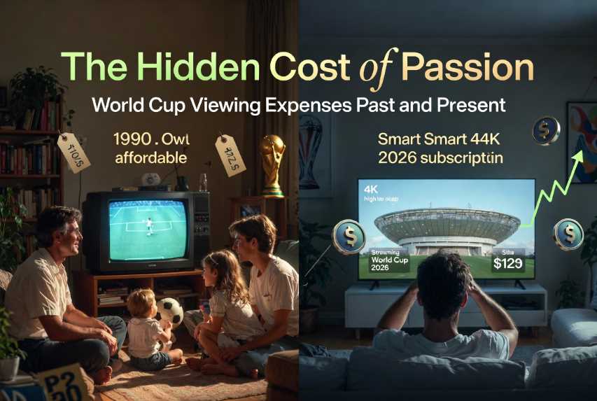 World Cup viewing expenses past and present