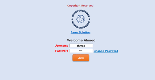 Logging into the Program