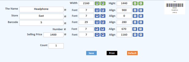 Print Settings