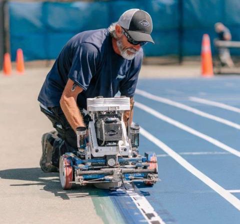 Court Line Striping Machine