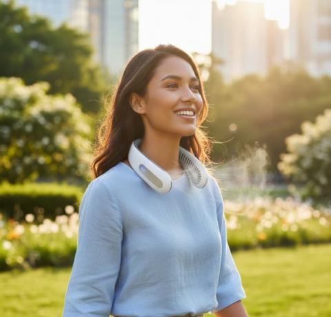 مروحة الرقبة المحمولة