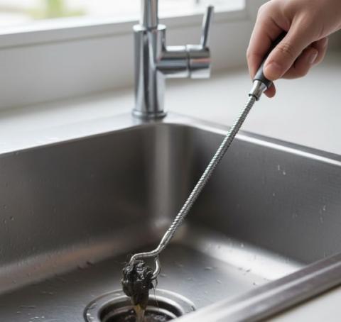 Drain Clog Sink Steel Remover