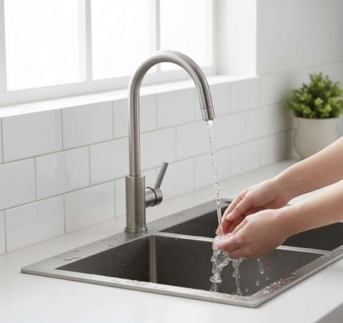 حاجز رذاذ الحوض السيليكون