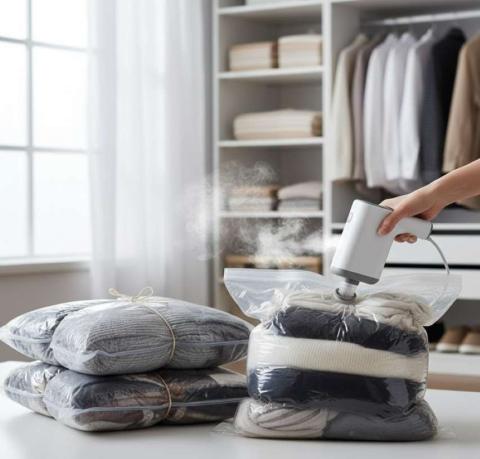 Vacuum Storage Bags with Electric Pump