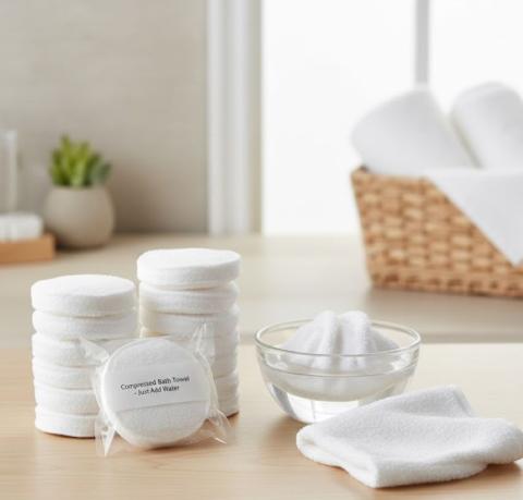 المنشفة المضغوطة