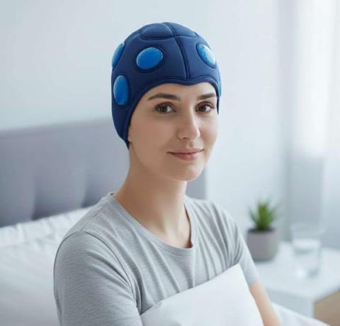 قبعة تبريد لتخفيف الصداع