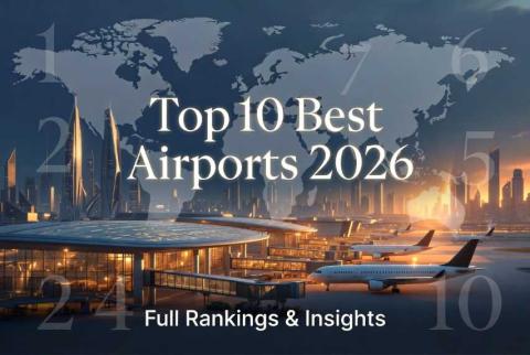 أفضل 10 مطارات في العالم لعام 2026 - التصنيفات الكاملة والتحليلات