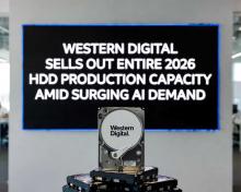 ويسترن ديجيتال تبيع كامل سعتها الإنتاجية من محركات الأقراص الصلبة
