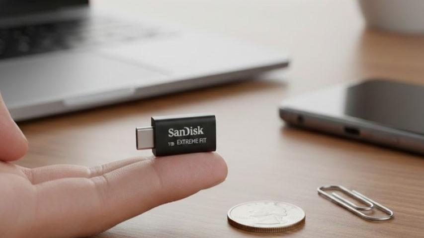 Smallest 1 Terabyte USB-C Flash Drive