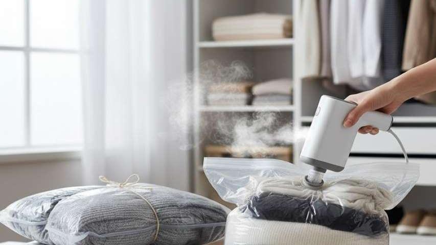 أكياس التخزين المفرغة من الهواء مع مضخة كهربائية