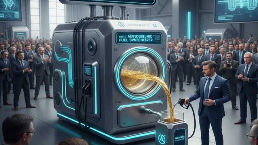 Aircela Unveils Revolutionary Machine That Turns Air into Gasoline