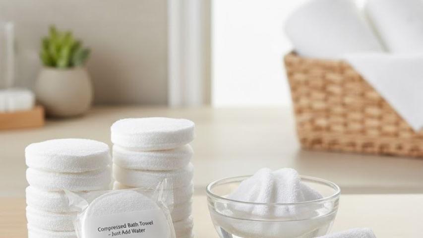 المنشفة المضغوطة