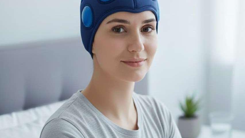 قبعة تبريد لتخفيف الصداع