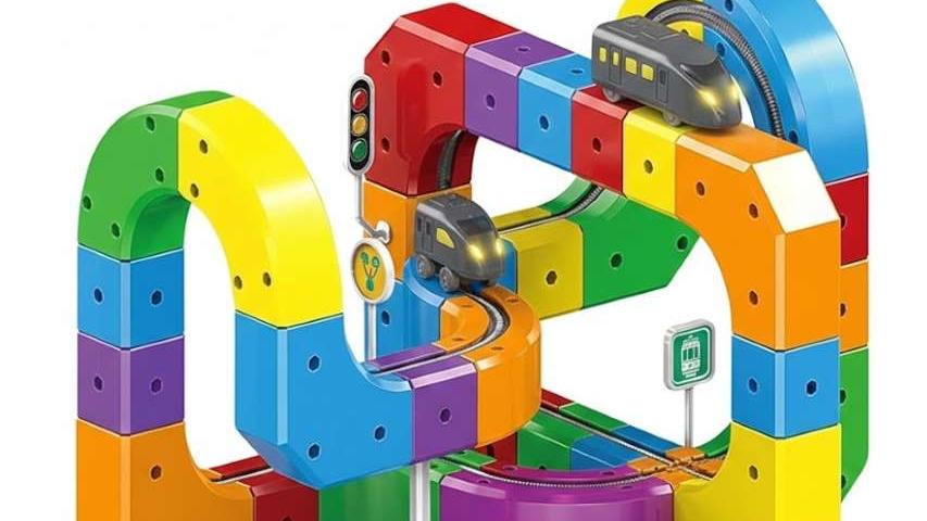 Magnetic Track Car Toy