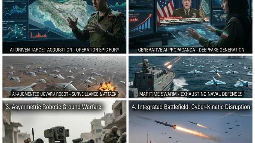 AI, Cyber Strikes, and Drone Swarms Redefine Iran's Battlefield