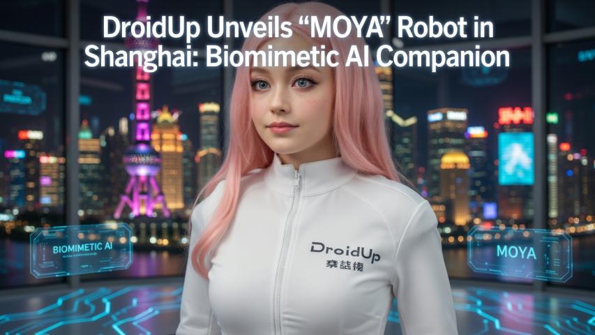 DroidUp Unveils 'MOYA' Robot in Shanghai: Biomimetic AI Companion