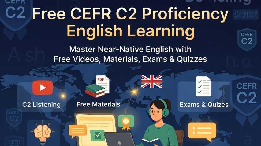 Free CEFR C2 Proficiency English Learning
