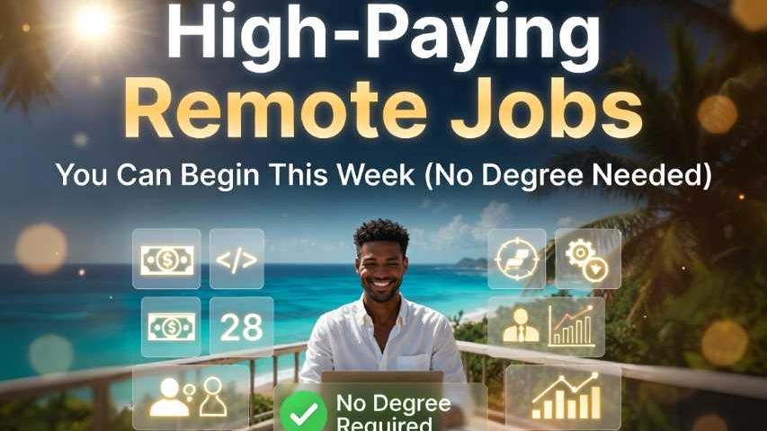 Top High-Paying Remote Jobs You Can Start Today Without a Degree