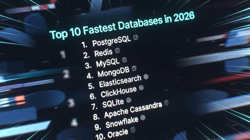 Top 10 Fastest and Most Widely Used Databases in 2026