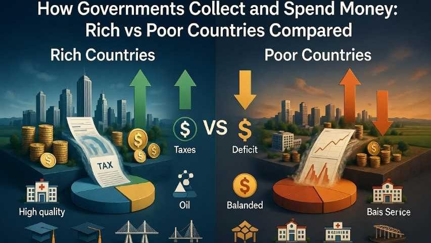 How Governments Collect and Spend Money: Rich vs Poor Countries Compared