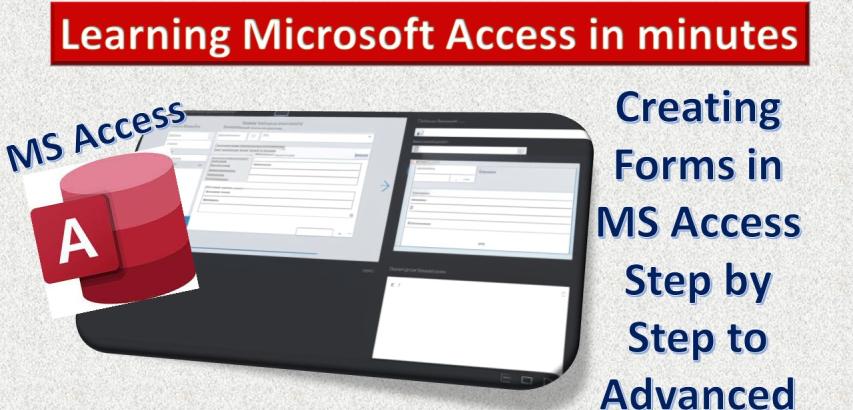 Create Forms in Microsoft Access