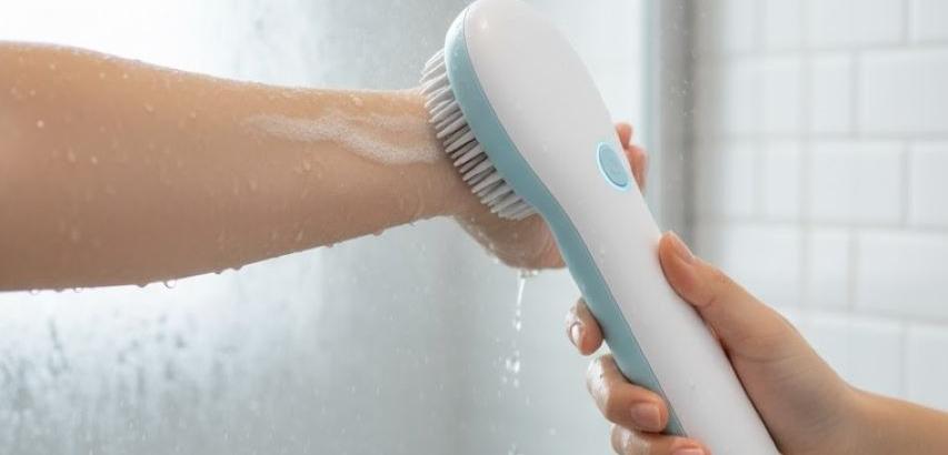 فرشاة الجسم الكهربائية للاستحمام