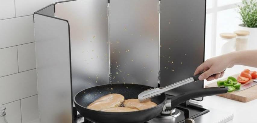 واقي تناثر زيت المطبخ