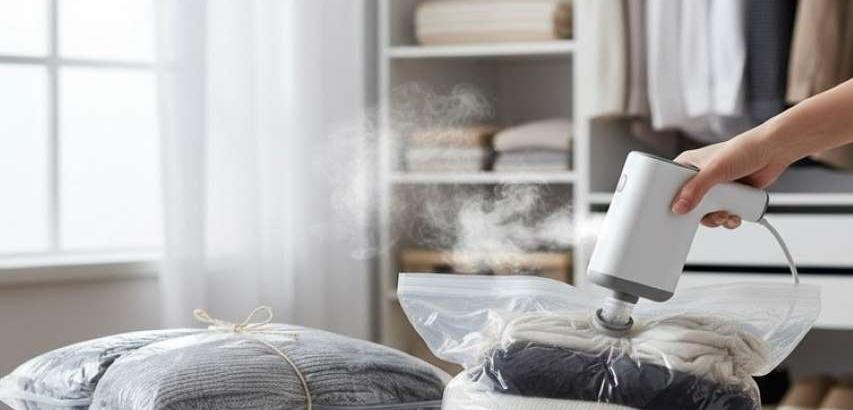 أكياس التخزين المفرغة من الهواء مع مضخة كهربائية