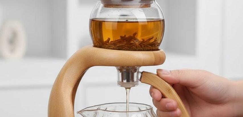 إبريق الشاي الطافي بالتنقيط